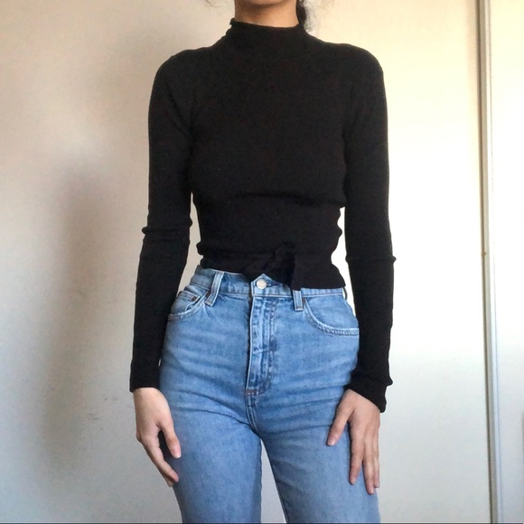 H&M Black open-backed top - Picture 2 of 8